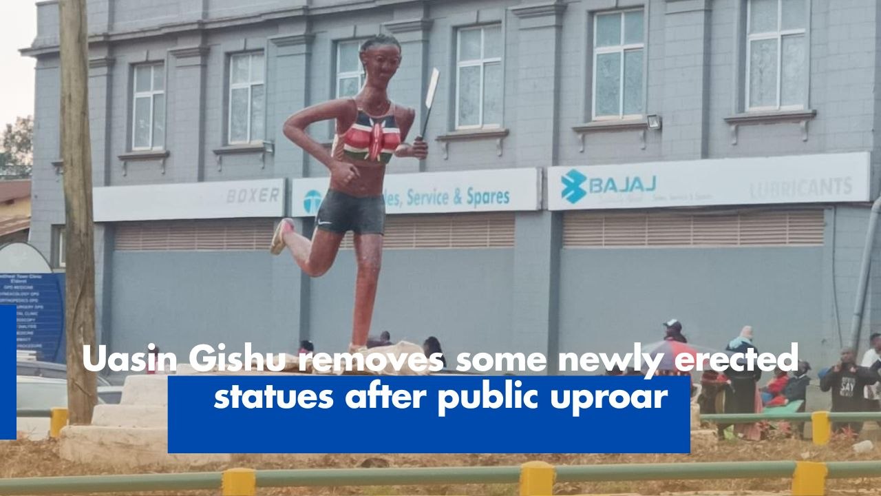 Uasin Gishu removes some newly erected statues after public uproar