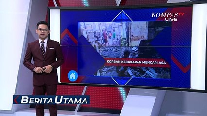 Sehari Usai Kebakaran, Warga Kawasan Manggarai Mengais Puing-Puing Bangunan Rumah