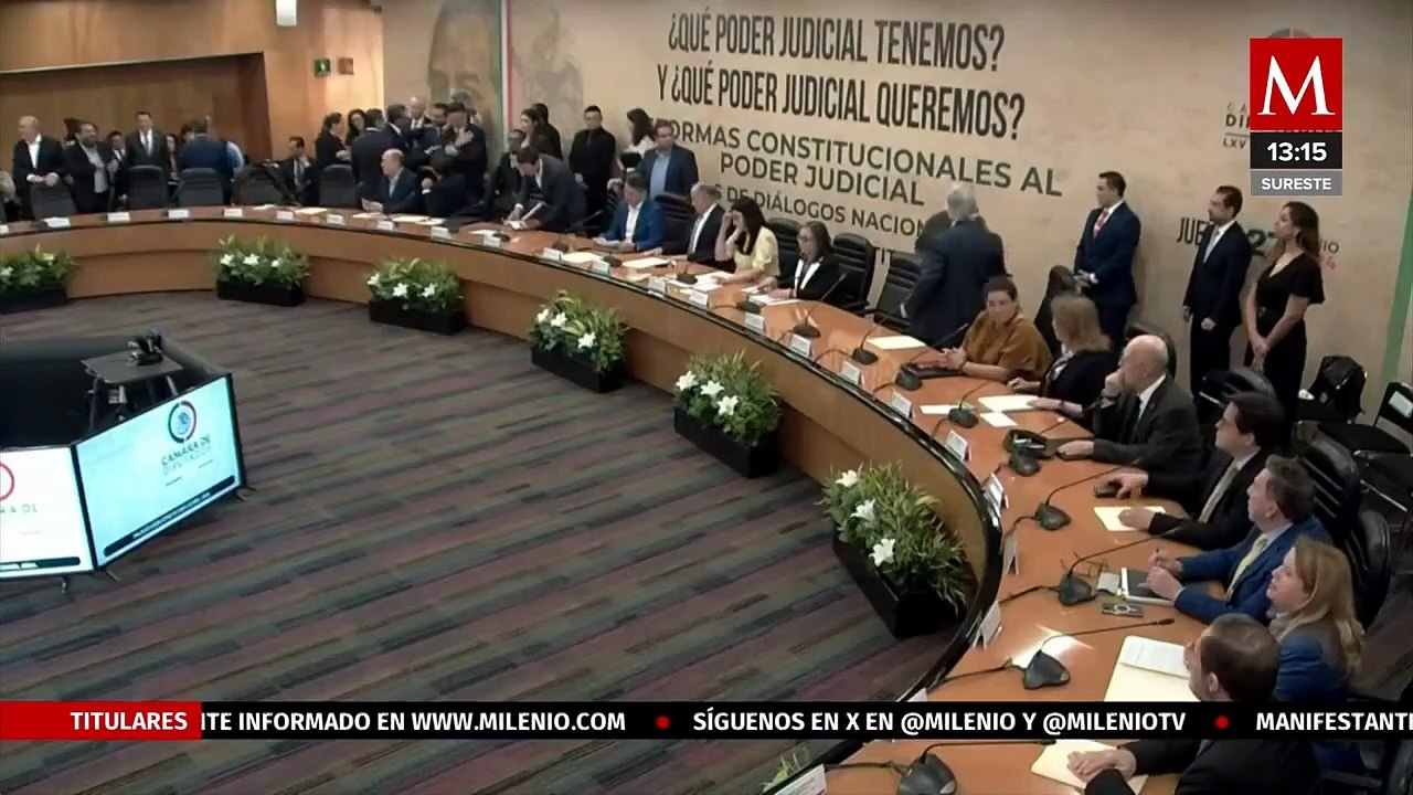 Diputados de Morena prevén tener listo Dictamen de reforma al Poder Judicial para el fin de semana