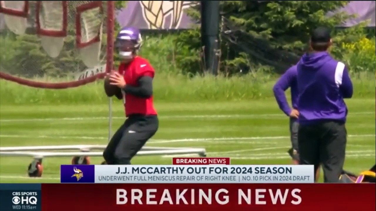 [BREAKING NEWS] Vikings' J.J. McCarthy Out for 2024 NFL Season After Surgery on Knee Injury  ||  Latest Update