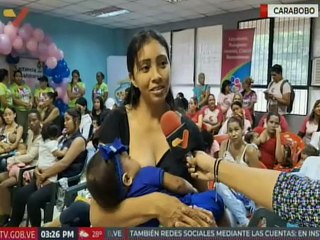 Carabobo | Féminas participan en actividades de enseñanzas para el cuidado de la lactancia materna