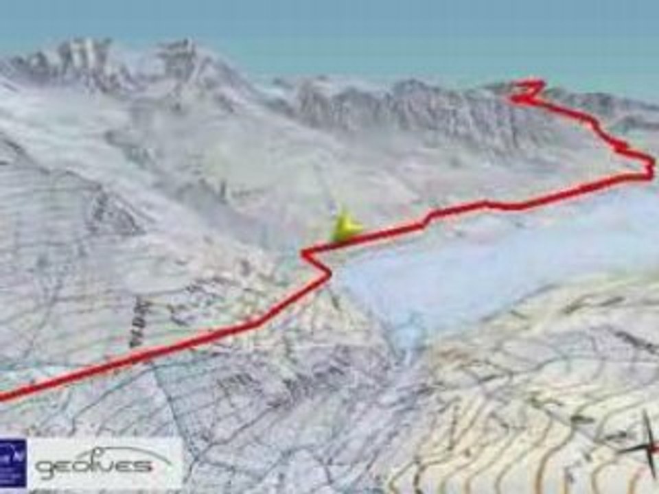 tracé 3D PDG Swissmap25 Geolives