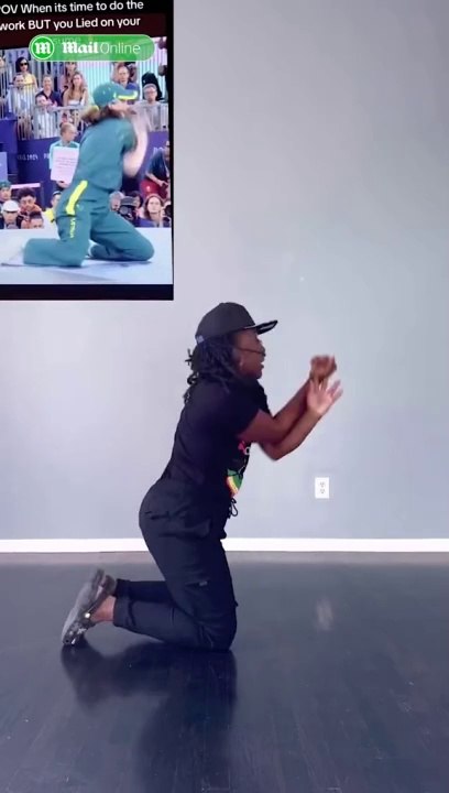 Jezar Riches hilariously recreates Raygun Olympic dance routine