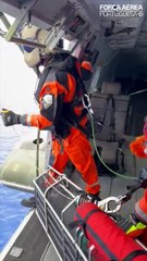 Eis o resgate de uma mulher com indícios de AVC a bordo de cruzeiro