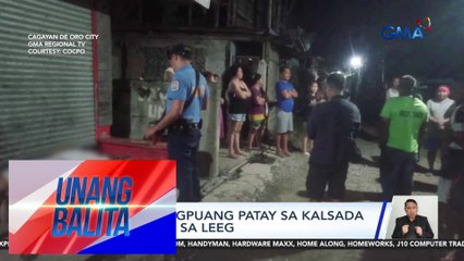 Lalaki, natagpuang patay sa kalsada at may taga sa leeg | Unang Balita