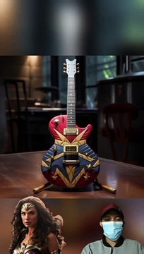 superheroes but guitar part 2 ALL Characters (Marvel & DC) #avengers #dc #ai