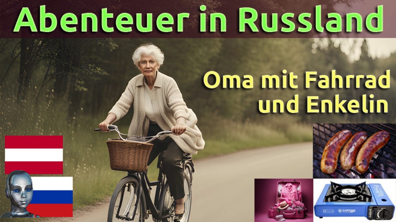 (327) Abenteuer in RUSSLAND: ÖSTERREICHISCHE Oma wandert mit Fahhrad & Enkelin in die Taiga aus