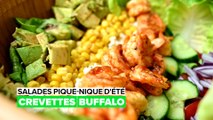 Salades d'été : Crevettes Buffalo