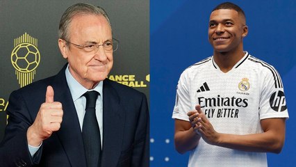 Florentino Pérez y el debut de Mbappé en la Supercopa: "No es fácil estrenarse en el Real Madrid con un gol"