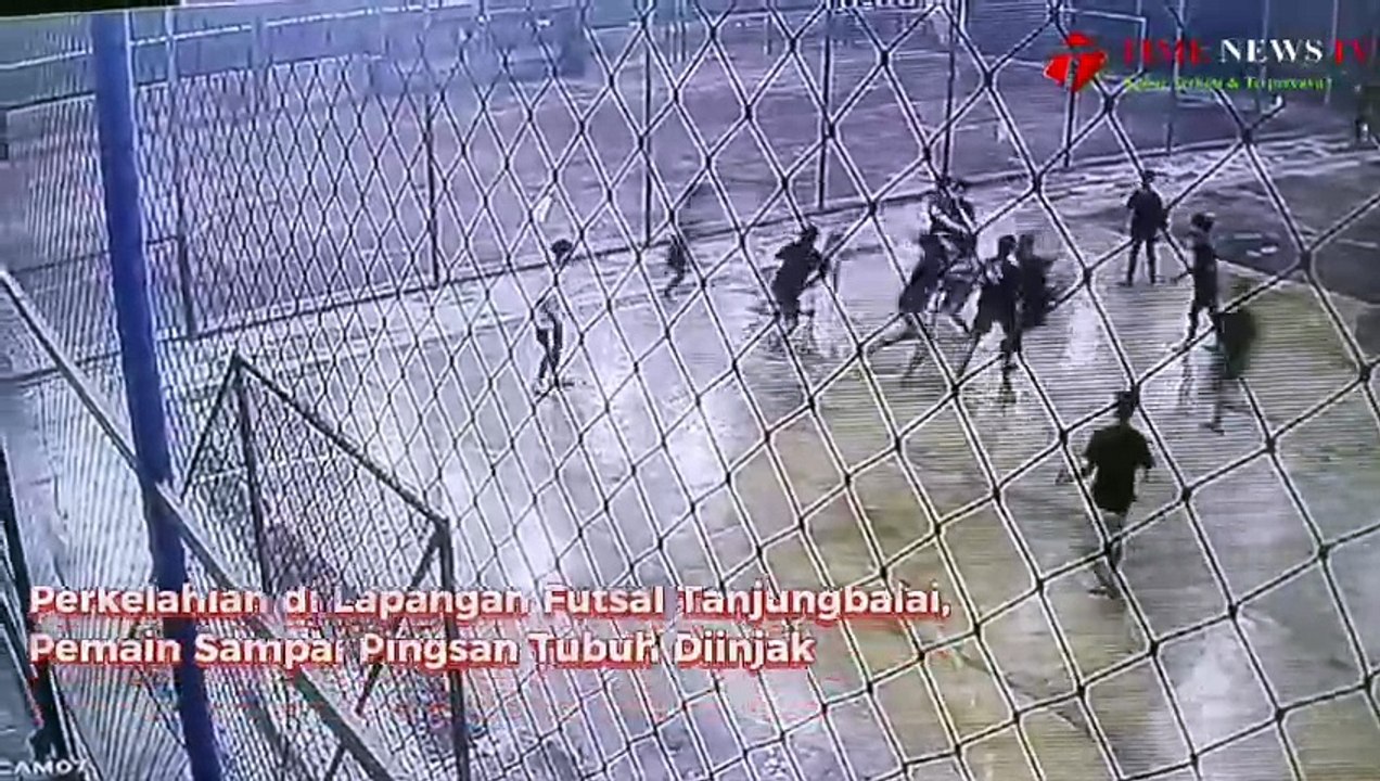 Perkelahian di Lapangan Futsal Tanjungbalai, Pemain Sampai Pingsan Tubuh Diinjak
