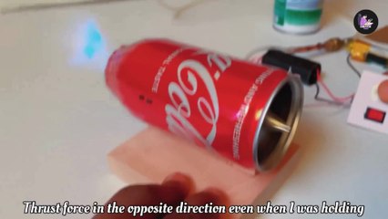 Craftsman builds jet engine out of Coke cans Awesome.
