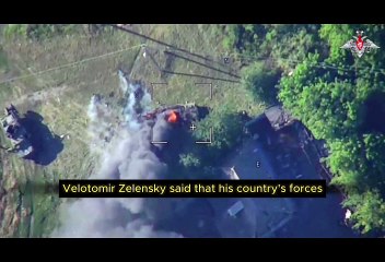 Russia announced that it would block Ukraine's advance in Kursk.