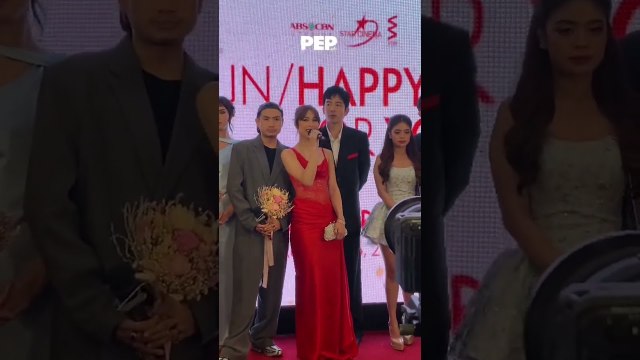Joshua Garcia and Julia Barretto on the premiere night of Un/Happy for You | PEP Goes To