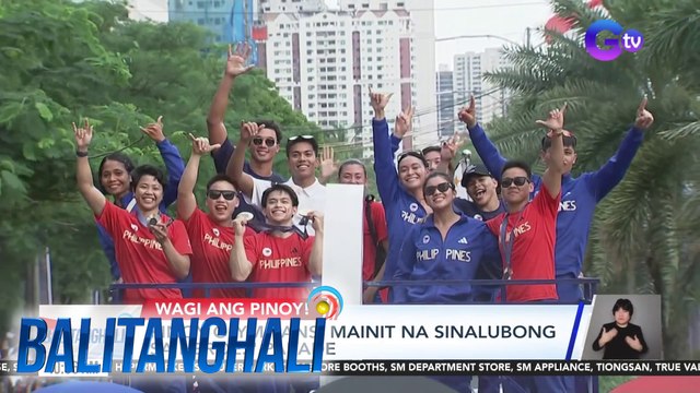 Pinoy Olympians, mainit na sinalubong sa Heroe's parade | Balitanghali