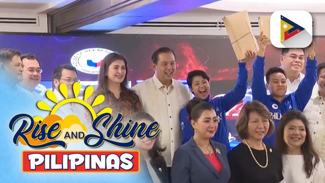 Filipino Olympians, pinarangalan sa Kamara; Cash incentives, inihandog din