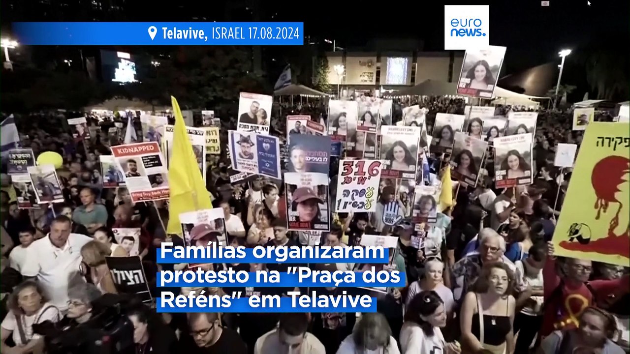 Novos protestos em Telavive para apelar a um acordo que liberte os reféns do Hamas