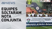 Fluminense e Corinthians fazem homenagens a Silvio Santos