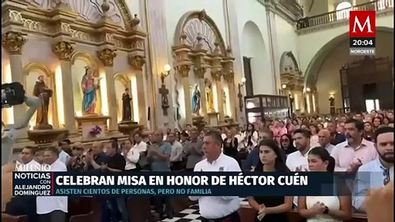 Celebran misa por Héctor Cuén; Familia ausente a 20 días de su muerte