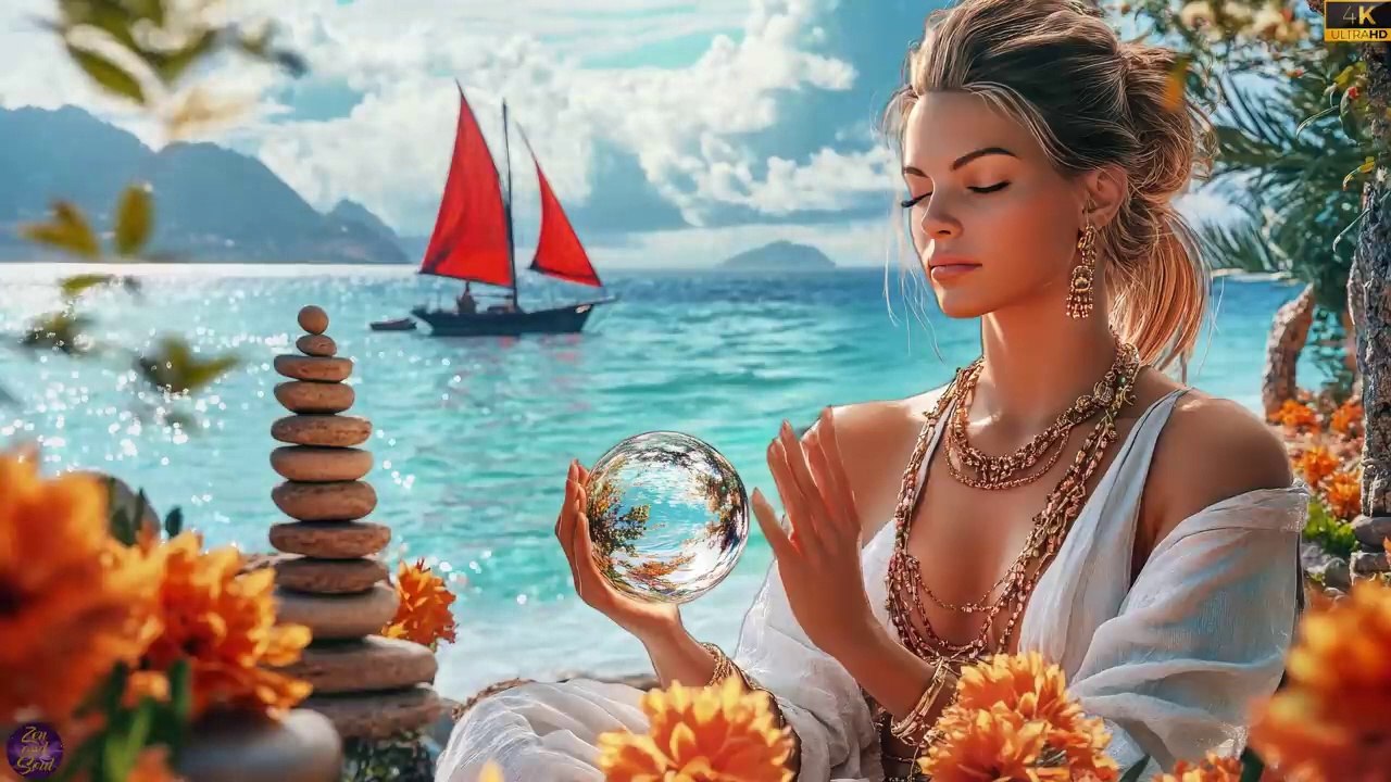 Mediterranean Harmony Divine Music for Healing Body, Spirit & Soul | Relaxation & Inner Peace  zen music, calming meditation music, stress relief music,