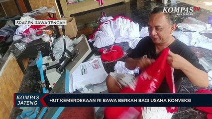 HUT Kemerdekaan RI Bawa Berkah Bagi Usaha Konveksi
