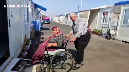 Depremde iki ayağını kaybeden kadın, eşinin sevgisiyle hayata tutunuyor: "Akülü araba istiyorum"