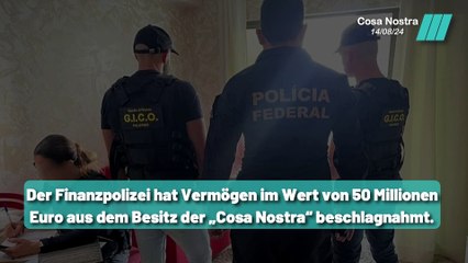 Anti-Mafia-Operation: 21 Razzien und 50 Millionen Euro sichergestellt