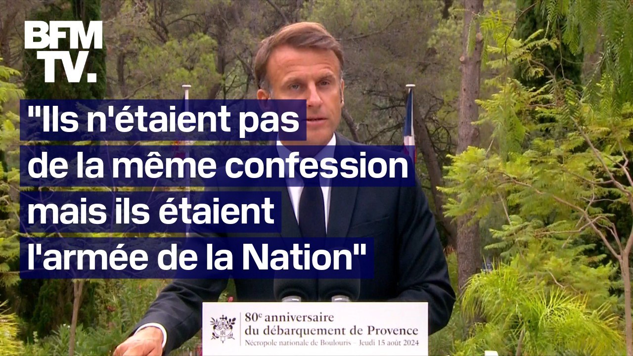 Le discours d'Emmanuel Macron lors du 80e anniv...