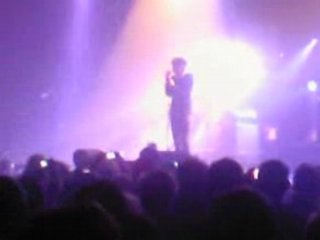 Christophe willem-arrivée sur scéne