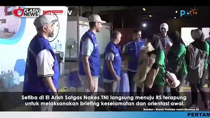 25 Satgas Nakes TNI Sudah Tiba di RS Terapung El Arish, Mesir
