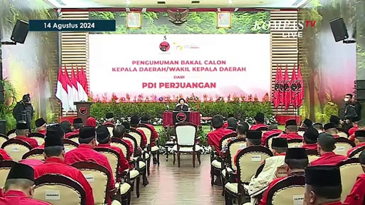 Megawati Singgung Tambang Blok Medan saat Beri Arahan ke Bakal Calon Kepala Daerah PDIP