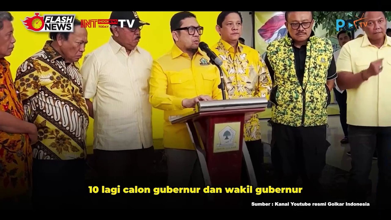 Golkar Umumkan 10 Nama Calon Yang Akan Maju di Pilkada 2024