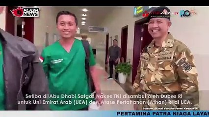 25 ORANG DARI SATGAS NAKES TNI SUDAH TIBA DI RUMAH SAKIT TERAPUNG EL ARISH MESIR