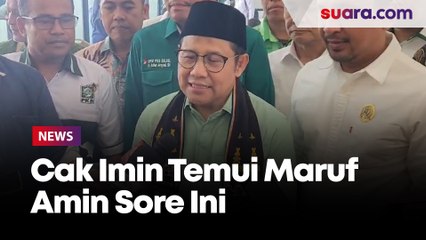 Cak Imin Temui Maruf Amin Sore Ini, Undang ke Muktamar Hingga Singgung Konflik PBNU-PKB