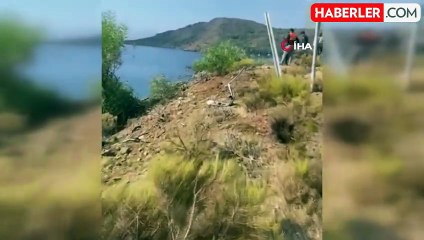 Yolcu otobüsü uçuruma yuvarlandı: 3 yaralı