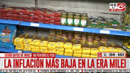 La inflación de julio fue la más baja de la era Milei