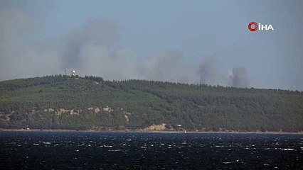 Çanakkale’de orman yangını