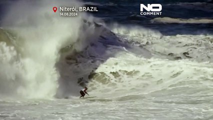 No comment : une compétition de surf au Brésil