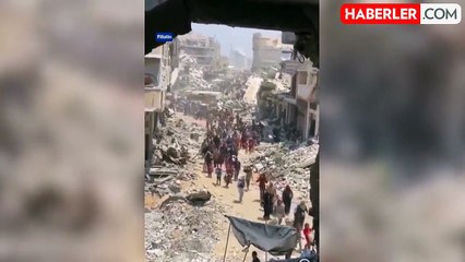 Скачать видео: İsrail'in Gazze'ye düzenlediği saldırılarda ölü sayısı 40 bini geçti