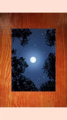 menggambar bulan