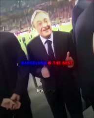 Florentino Pérez silenced a Barcelona fan 