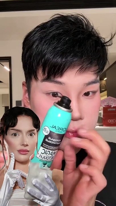 Spray makeup