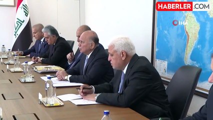 Bakan Fidan, Irak Dışişleri Bakanı Hüseyin ile bir araya geldi
