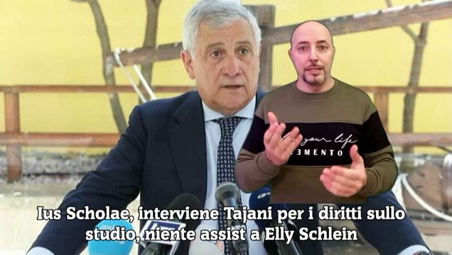 Ius Scholae, interviene Tajani per i diritti sullo studio, niente assist a Elly Schlein