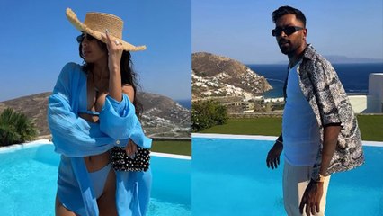 Hardik Pandya का After Divorce New Girl Entry,British Singer Jasmin Walia Greece Vacation Together.
