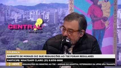 CENTRAL 98 | Gabinete de Moraes diz que requisições ao TSE foram regulares