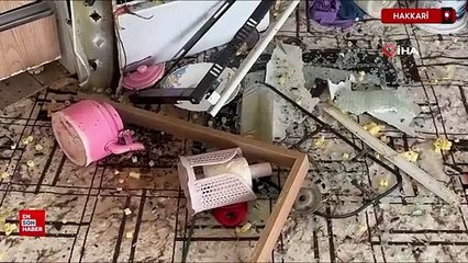 Hakkari'de düdüklü tencere bomba gibi patladı