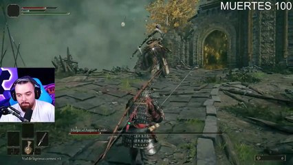 La reacción de Ibai Llanos contra Margit en Elden Ring