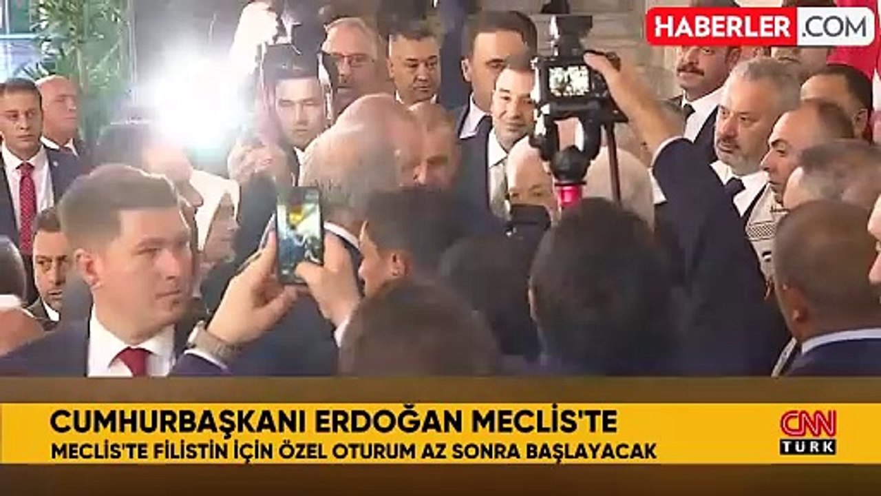 TBMM'de tarihi anlar! Filistin Devlet Başkanı Mahmud Abbas, Genel Kurul'a hitap edecek
