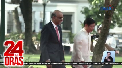 Singaporean Pres. Tharman Shanmugaratnam, nasa bansa para sa 3 araw na state visit | 24 Oras