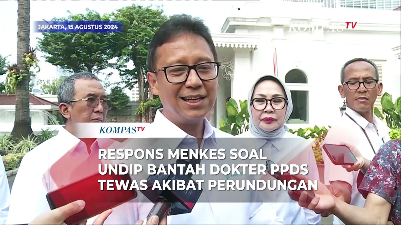 Respons Menkes soal Undip Bantah Dokter PPDS Tewas Akibat Perundungan
